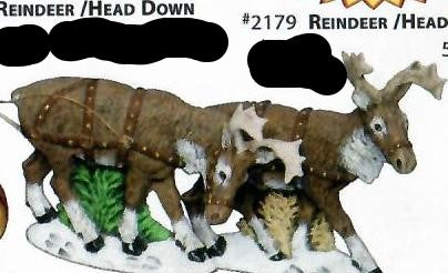 #2188 Reindeer (Head Down)  6 1-4