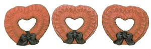 #1562 Heart Napkin Rings (3 in mold)  4"