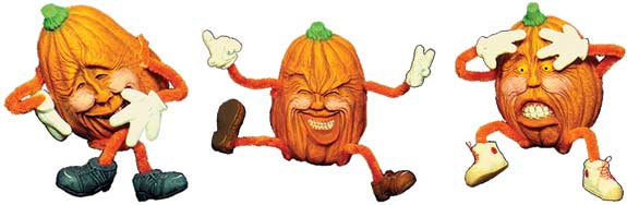 #1803 Pumpkins with Attitude (3 in mold)  3