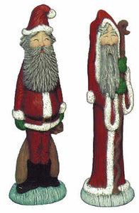 #1824 Stick Santas  9" each