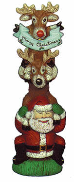 #1826 Stack of Santa & 2 Reindeer (Small)  9