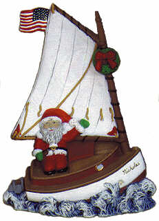 #1961 Santa in Sailboat  7