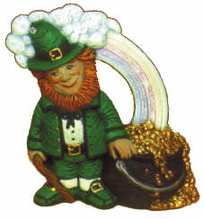 #2225 Irish Series - Leprechaun with Pot of Gold  3 1-2