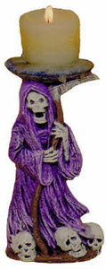 #2266 Grim Reaper Candleholder  6"