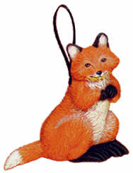 #2314 Woodland Ornament - Fox  2 1-2
