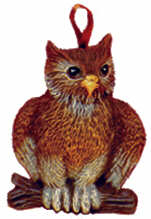 #2315 Woodland Ornament - Owl  2 1-2