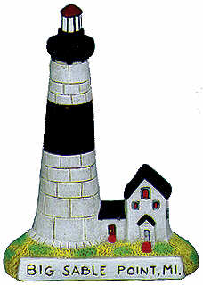 #2401 Small Lighthouse - Big Sable Point Mi  4 1-4