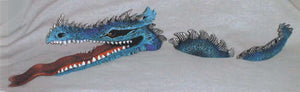 #2411 Dragon Head Ash Catcher 13"