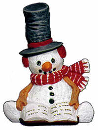 #2569 Little Snowman Sitting  3 1-2