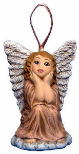 #2671 Angel Ornament -Sitting  2 1-4"