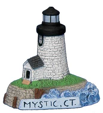#2719 Small Lighthouse - Mystic, Ct  2 1-2