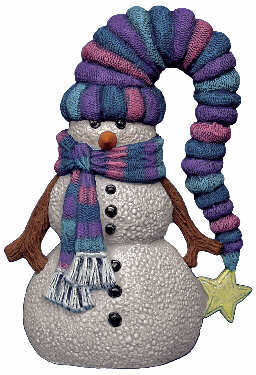 #2730 Snowman with Stocking Hat 