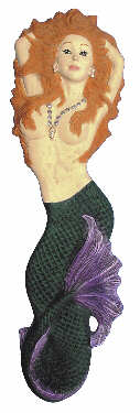#2769 Mermaid Ash Catcher  14 1-2