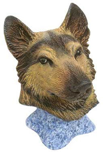 #2990 Dog Bust - German Shepherd  4 1-2"