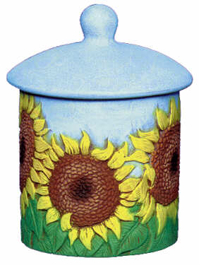 #3018 Candleholder - Sunflowers  4