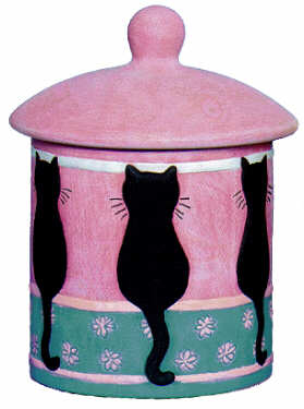 #3049 Candleholder - Cats  4