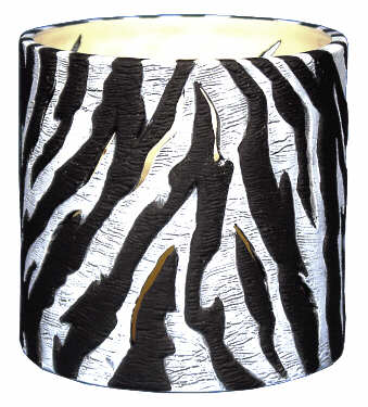 #3090 Candleholder - Zebra-Tiger Print  4