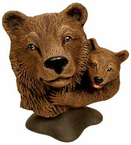 #3233 Bear & Cub Bust  5 3-4"