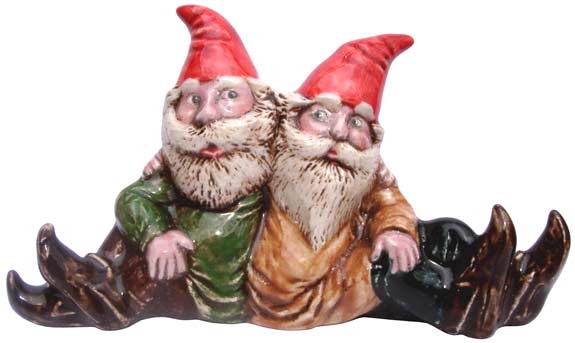 #3343 Small Attitude Gnomes 2 Together - 4-1-4