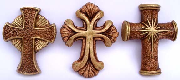 #3354 Small Crosses (3 in mold) 3