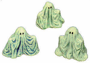 #394 Ghosts (3 in mold)  2" each