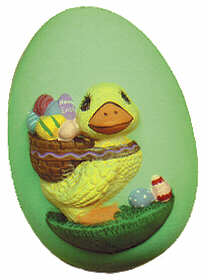 #459 Egg - Duck w/Basket  3