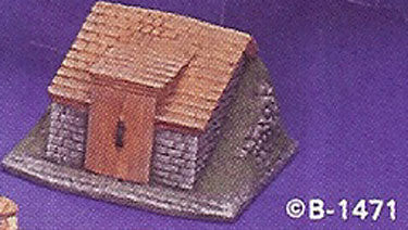 B1471 Village Spring House Ceramic Molds