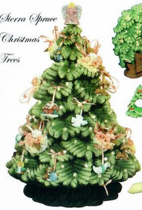 #1683 Sierra Spruce Tree (Small) - Toppers, Snowflake-Angel-Bear  1