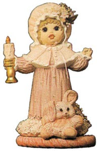 #1500 Doll with Candle, Small (Laura)  8 1-2"