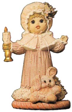 #1500 Doll with Candle, Small (Laura)  8 1-2