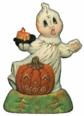 #1508 Light-Up Ghost with Pumpkin  8