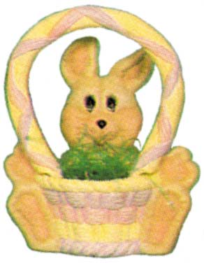 #1548 Bunny with Basket (Small)  6 1-2