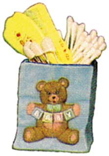 #1567 Baby Bear Bag  3 1-2
