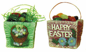 #1702 Bags, Sm Easter (Embossed Basket & Happy) 2 1-2"