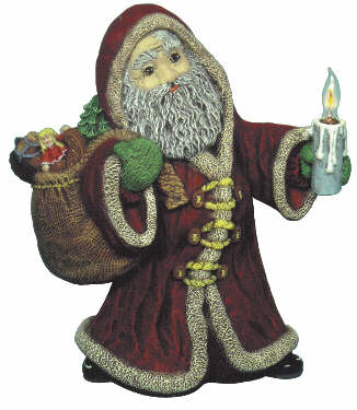 #1731 Santa with Candle  16