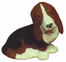 #1734 Small Dog - Basset Hound  4"