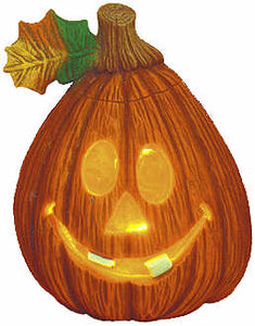 #1747 Pumpkins with Faces (Large) Pointed Top  5 1-4"