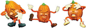 #1803 Pumpkins with Attitude (3 in mold)  3" each