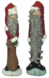 #1825 Stick Santas  9" each