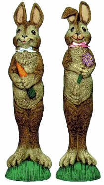 #1841 Mr & Mrs Bunny  9 1-2