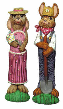 #1843 Mr & Mrs Bunny Farmers  9 1-2