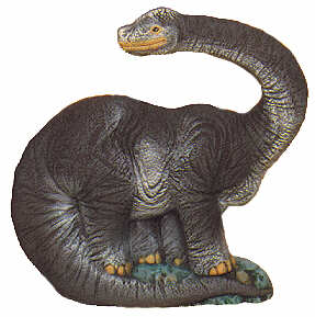 #1886 Dinosaurs - Brontosaurus  6 1-4"