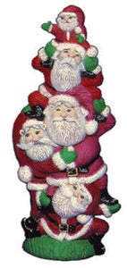 #1902 Stack of Santas 9 1-2"