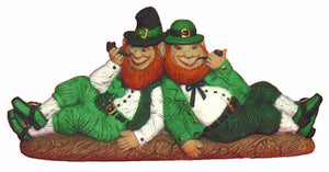 #1908 Leprechauns Back to Back  11" X 6"