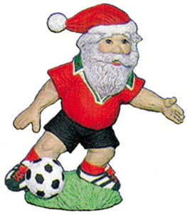 #1980 Soccer Santa  8"