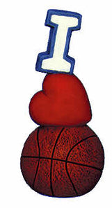 #2010 Stack - I (Heart) Basketball  7 1-2"