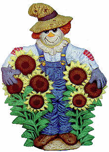 #2055 Scarecrow with Sunflowers  9