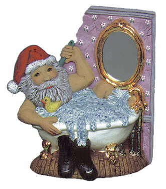 #2060 Santa in Bathtub  6 1-2