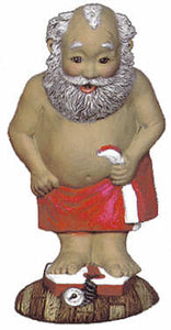 #2095 Santa on Scale  7 1-2"