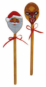 #2111 Spoons - Santa & Reindeer  11 each